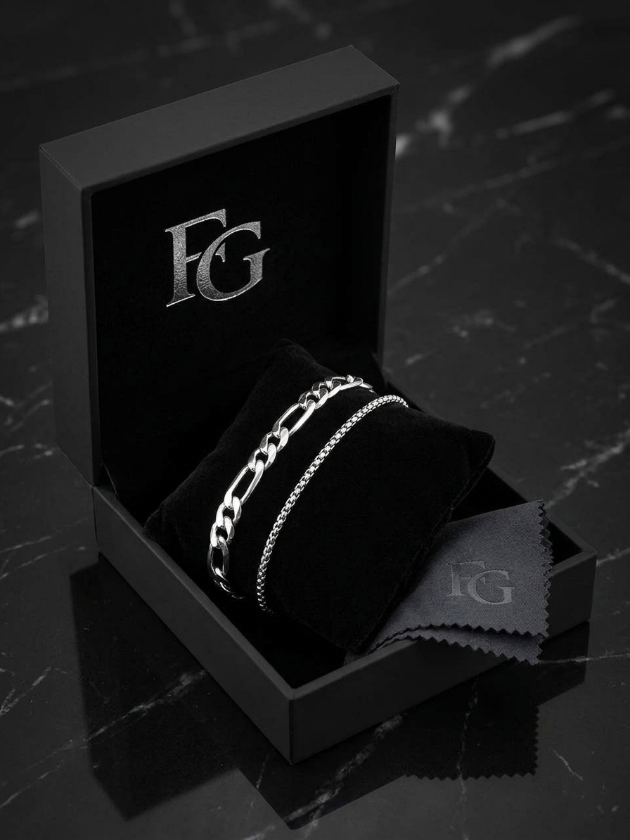 "Stack" Men's Bracelet Set – FG's Distinctive Design