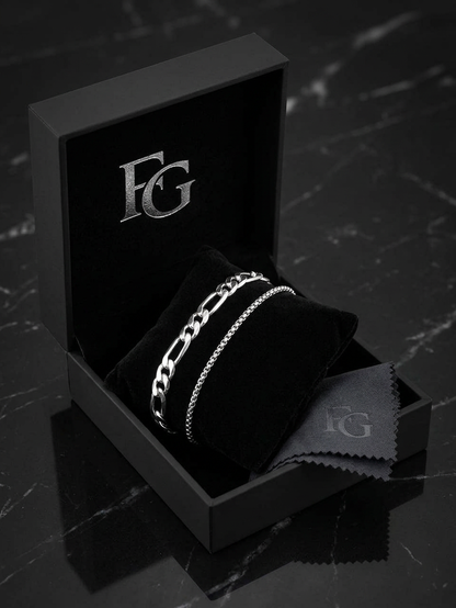 "Stack" Men's Bracelet Set – FG's Distinctive Design