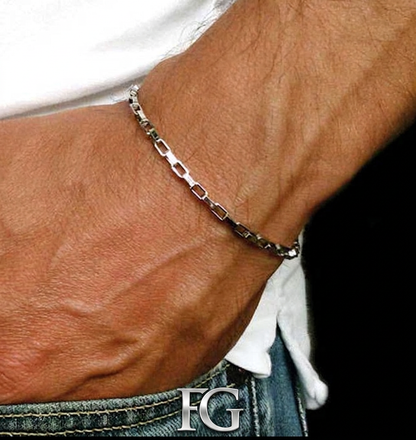 Men's bracelet with a unique geometric design – FG Jewellery