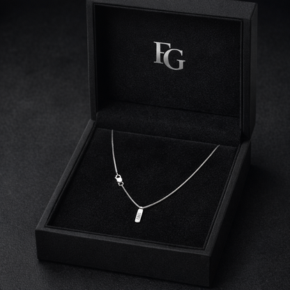 Men's "Memorial" Series - Specially Designed Engraved Pendant by FG