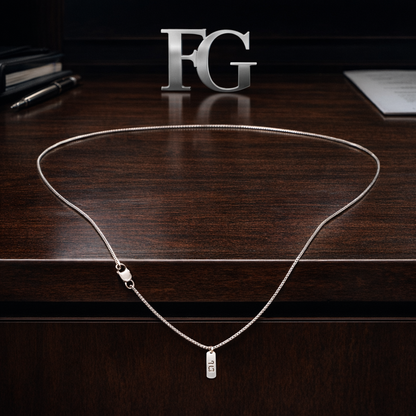 Men's "Memorial" Series - Specially Designed Engraved Pendant by FG