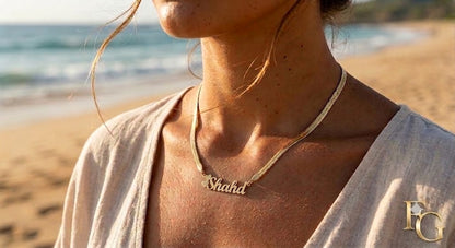 Gold name necklace – your everyday companion with a personal touch