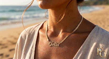 Gold name necklace – your everyday companion with a personal touch